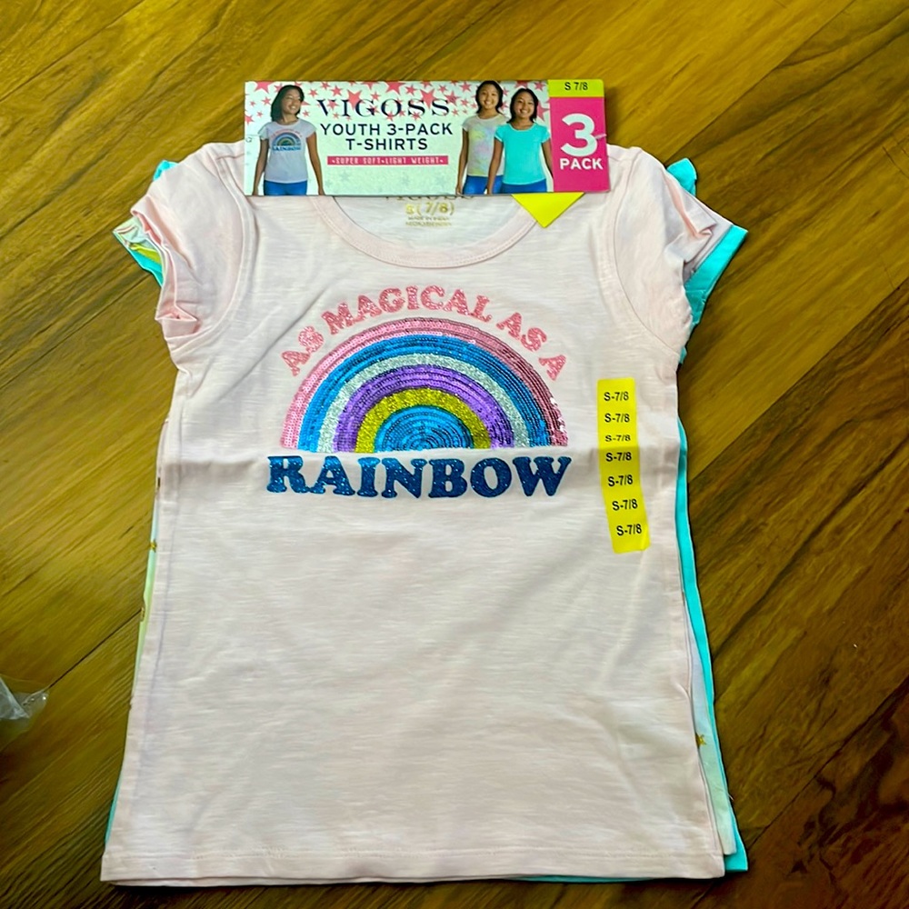 Vigoss youth 3‎ pack tshirts